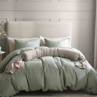 bbhugme pregnancy pillow seashell beige on bed